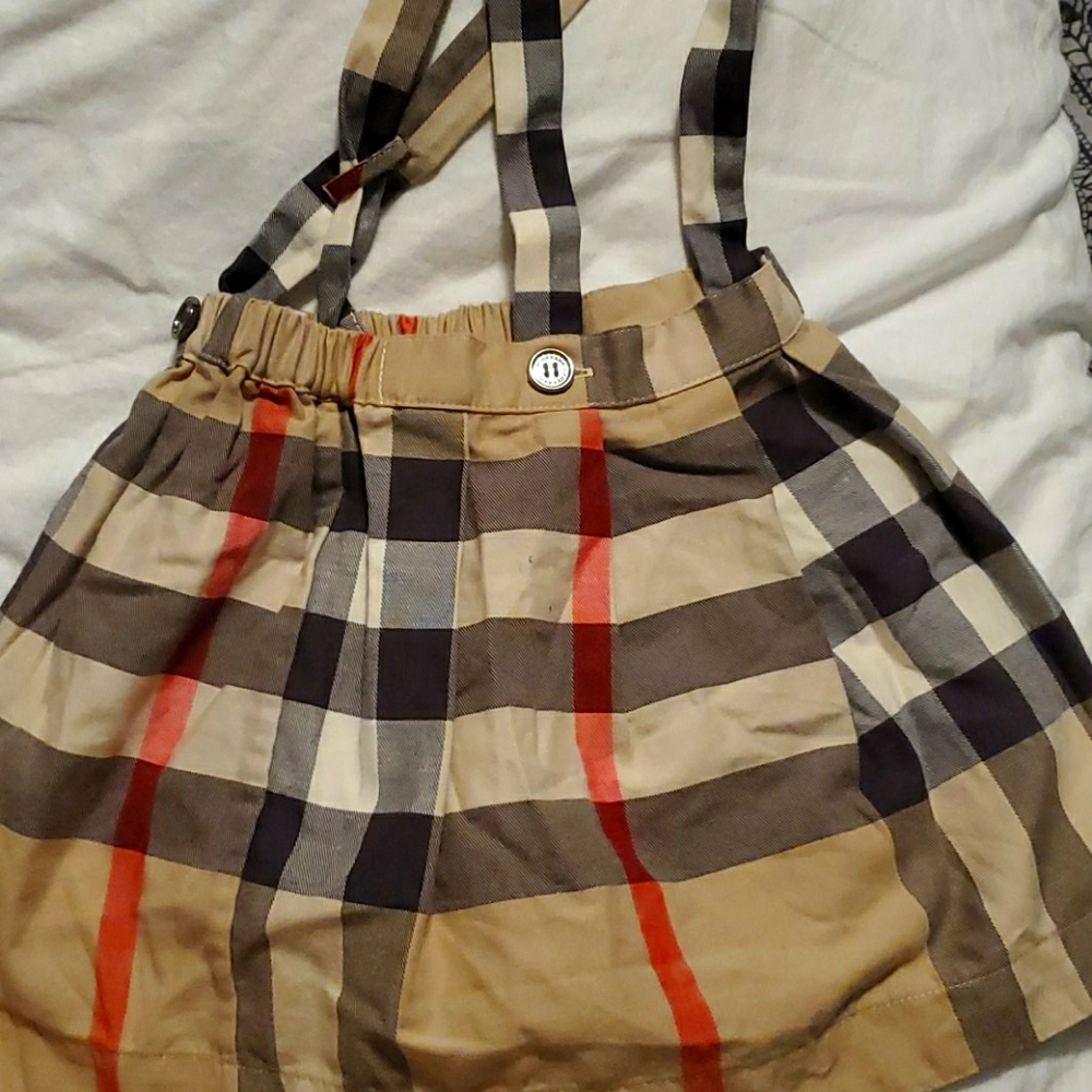 Authentic burberry plaid skirt